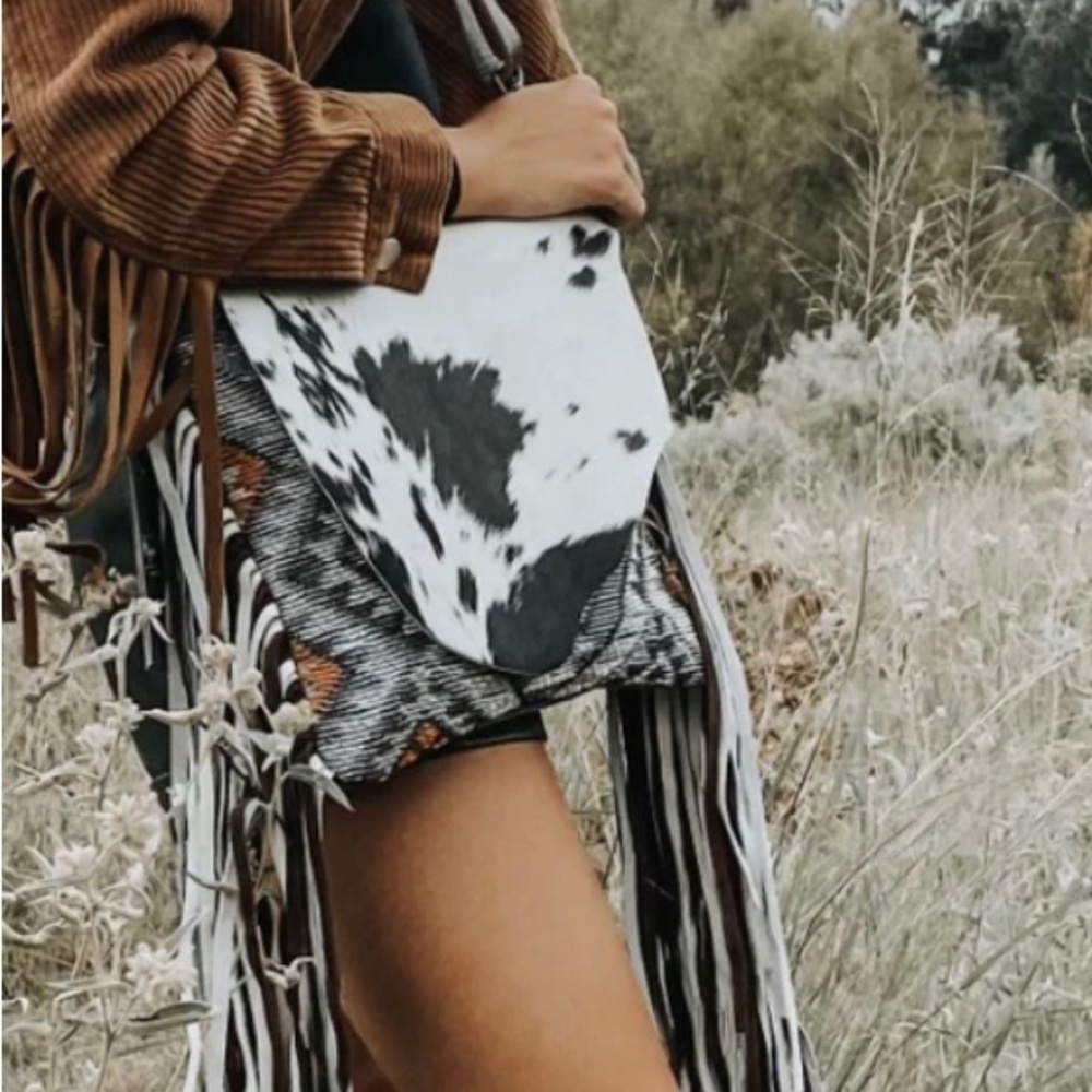 Western Cowhide Crossbody - Concealed Carry Bag - Myra